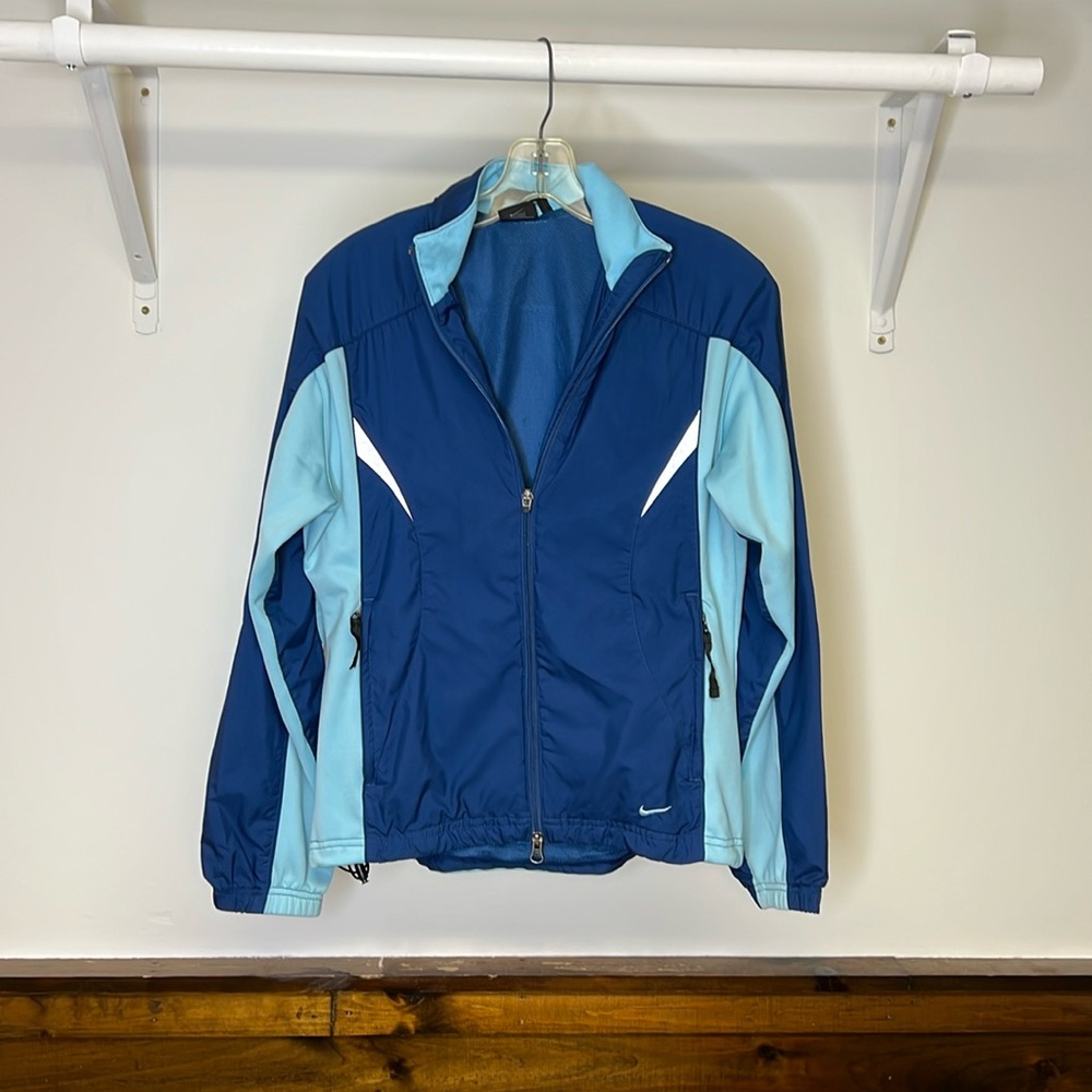Nike Blue Windbreaker Jacket- M‎
